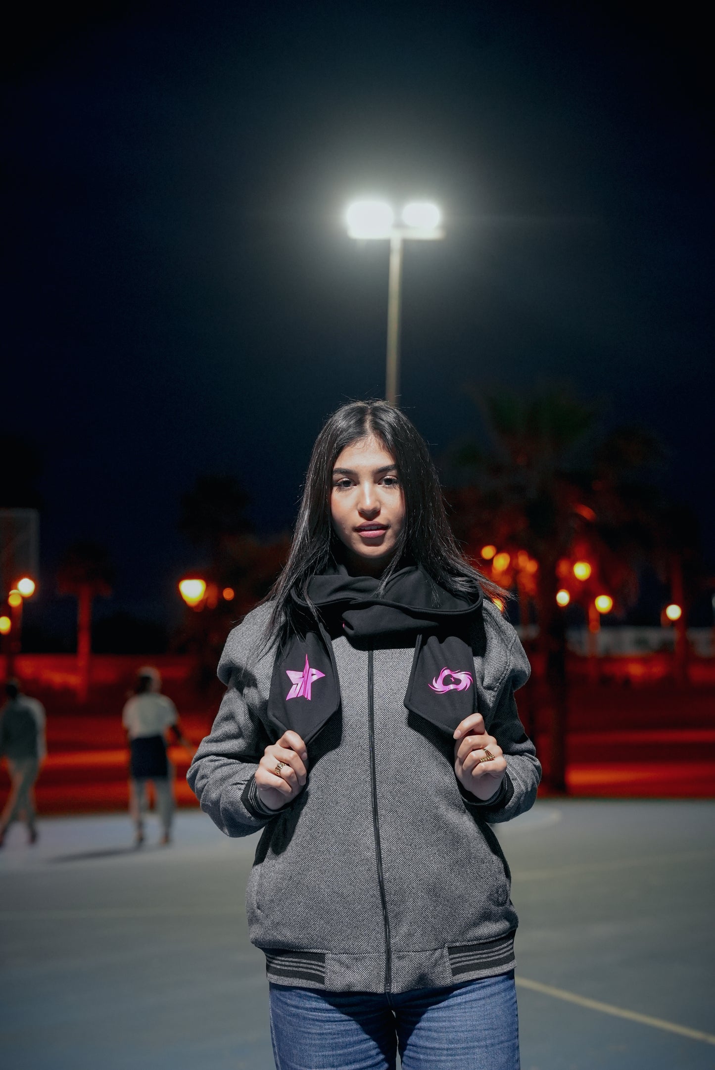 NINJA HOOD - PINK STAR