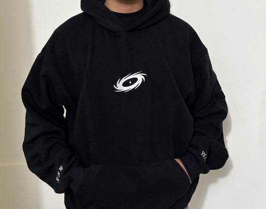 WORK IN SILENCE HOODIE - BLACK